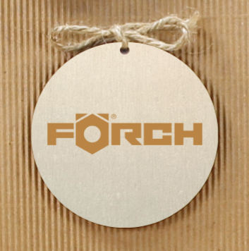 przywieszka zawieszka z logo firmy forch