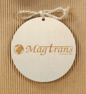 przywieszka zawieszka z logo firmy magtrans