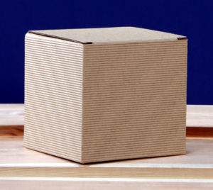 kartonik pudełko na kubek szare eko