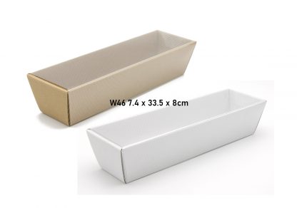Pudełko, koszyk W46 + folia 7.4x33.5x8cm