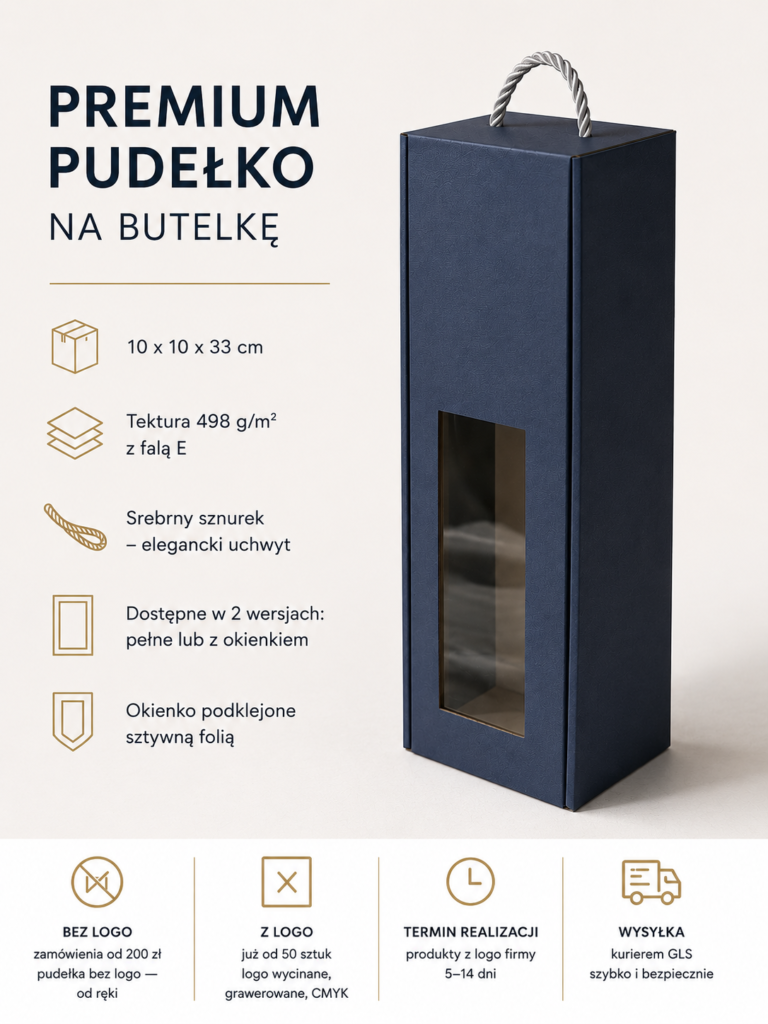 Premium opakowania na butelki