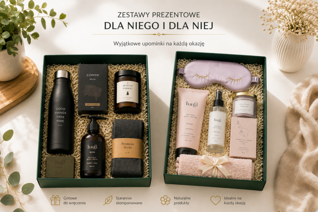 kosz prezentowy zielony dla niego dla niej
